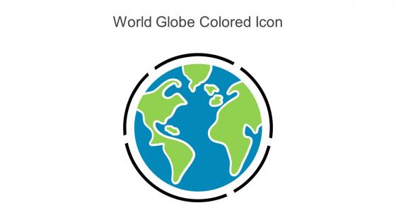 World Globe Colored Icon In Powerpoint Pptx Png And Editable Eps Format