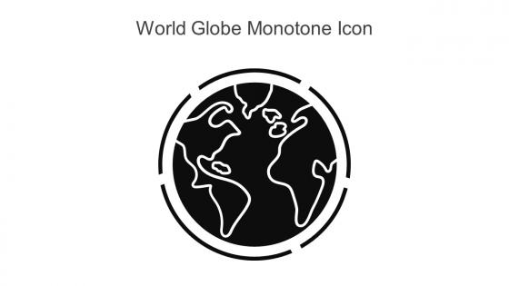 World Globe Monotone Icon In Powerpoint Pptx Png And Editable Eps Format