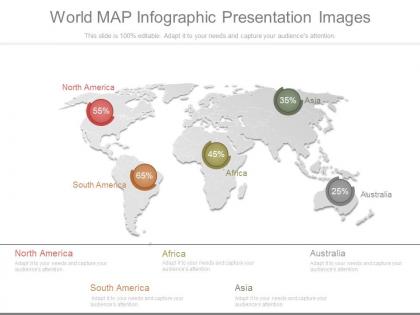 World map infographic presentation images