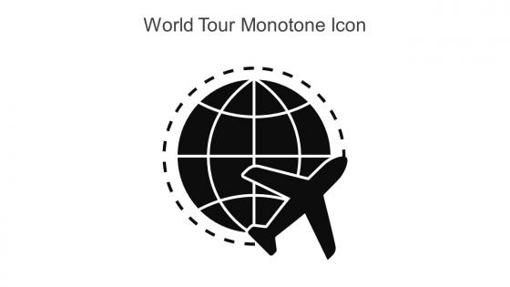 World Tour Monotone Icon In Powerpoint Pptx Png And Editable Eps Format
