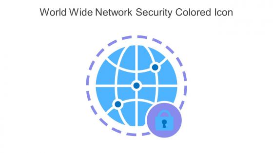 World Wide Network Security Colored Icon In Powerpoint Pptx Png And Editable Eps Format