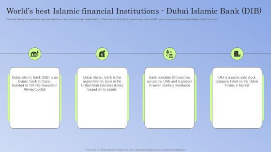 Worlds Best Institutions Dubai Islamic Bank Dib Guide To Islamic Banking Fin SS V