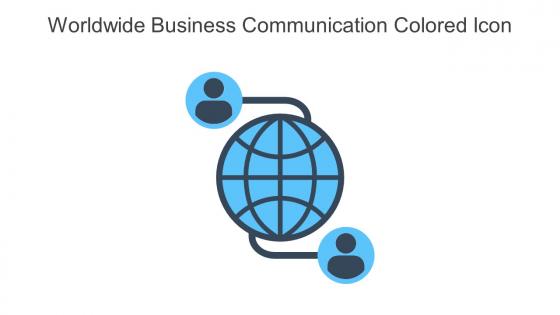 Worldwide Business Communication Colored Icon In Powerpoint Pptx Png And Editable Eps Format