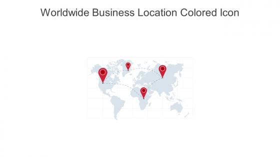 Worldwide Business Location Colored Icon In Powerpoint Pptx Png And Editable Eps Format