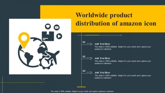 Worldwide Product Distribution Of Amazon Icon