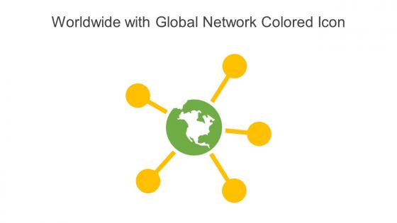 Worldwide With Global Network Colored Icon In Powerpoint Pptx Png And Editable Eps Format