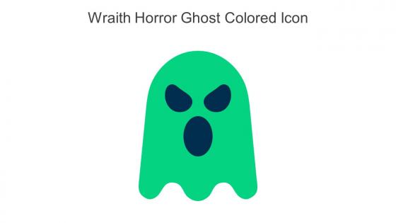 Wraith Horror Ghost Colored Icon In Powerpoint Pptx Png And Editable Eps Format