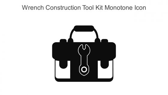Wrench Construction Tool Kit Monotone Icon In Powerpoint Pptx Png And Editable Eps Format