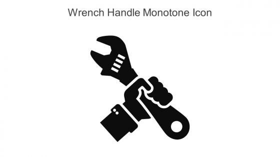 Wrench Handle Monotone Icon In Powerpoint Pptx Png And Editable Eps Format