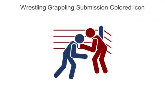 Wrestling Grappling Submission Colored Icon In Powerpoint Pptx Png And Editable Eps Format