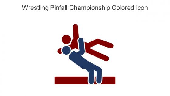 Wrestling Pinfall Championship Colored Icon In Powerpoint Pptx Png And Editable Eps Format