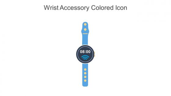 Wrist Accessory Colored Icon In Powerpoint Pptx Png And Editable Eps Format