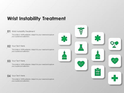 Wrist instability treatment ppt powerpoint presentation slide