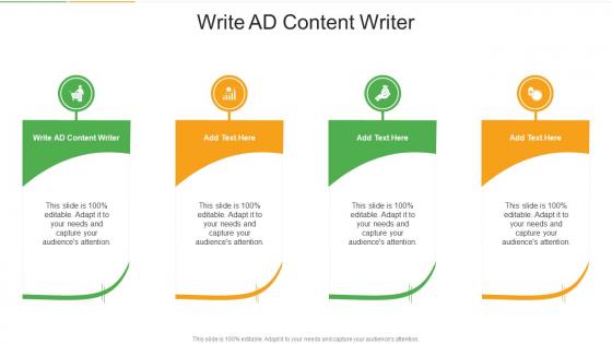 Write AD Content Writer In Powerpoint And Google Slides Cpb