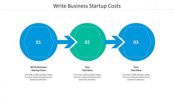 Write business startup costs ppt powerpoint presentation inspiration professional cpb