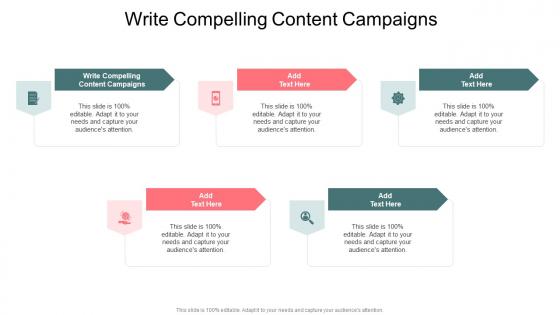 Write Compelling Content Campaigns In Powerpoint And Google Slides Cpb