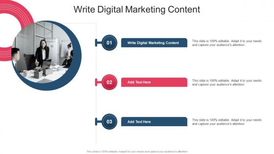 Write Digital Marketing Content In Powerpoint And Google Slides Cpb
