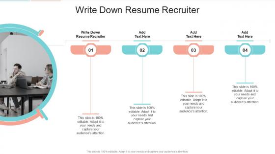 Write Down Resume Recruiter In Powerpoint And Google Slides Cpb