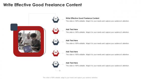 Write Effective Good Freelance Content In Powerpoint And Google Slides Cpb