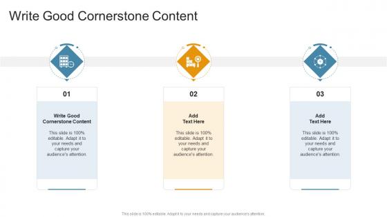 Write Good Cornerstone Content In Powerpoint And Google Slides Cpb