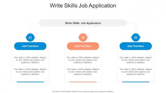 Write Skills Job Application In Powerpoint And Google Slides Cpb