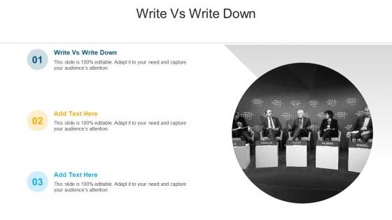Write Vs Write Down In Powerpoint And Google Slides Cpb