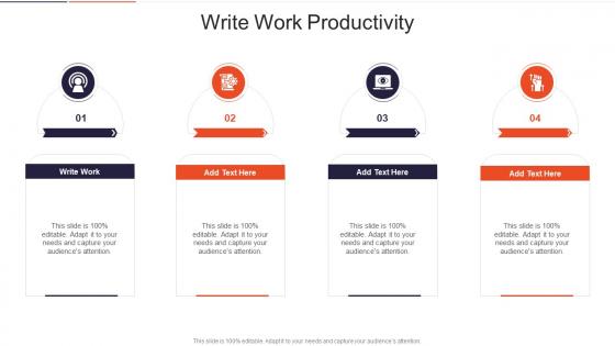 Write Work Productivity In Powerpoint And Google Slides Cpb
