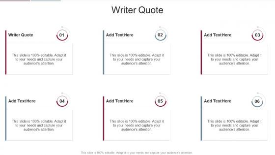 Writer Quote In Powerpoint And Google Slides Cpb