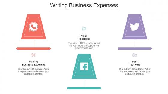 Writing Business Expenses Ppt Powerpoint Presentation Model Images Cpb