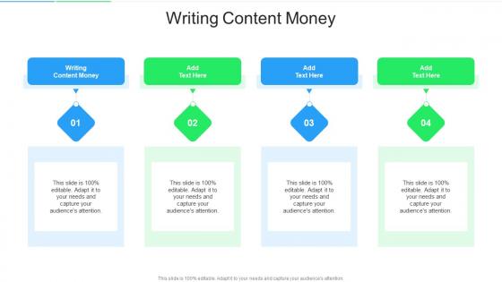 Writing Content Money In Powerpoint And Google Slides Cpb