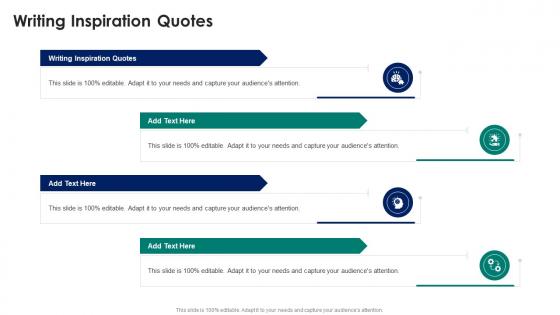 Writing Inspiration Quotes In Powerpoint And Google Slides Cpb