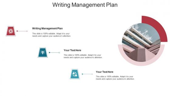 Writing management plan ppt powerpoint presentation icon show cpb