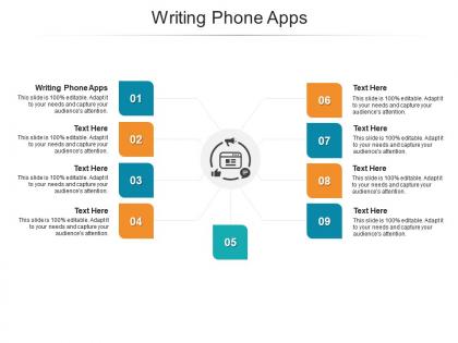 Writing phone apps ppt powerpoint presentation inspiration graphics cpb