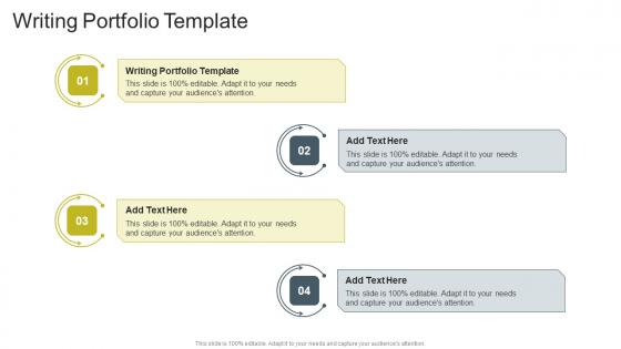 Writing Portfolio Template In Powerpoint And Google Slides Cpb