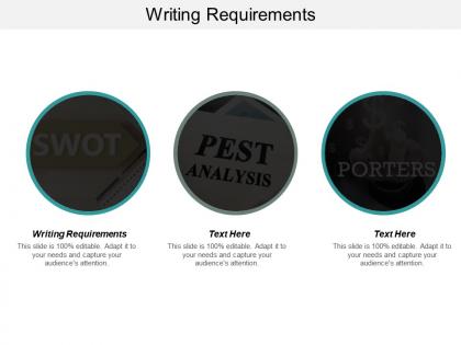 Writing requirements ppt powerpoint presentation icon slide download cpb