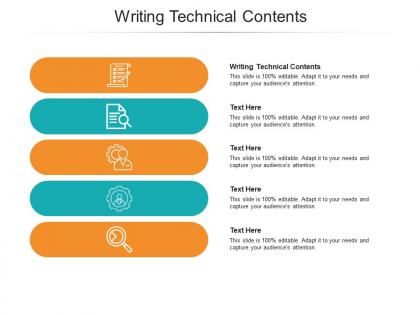 Writing technical contents ppt powerpoint presentation slides portrait cpb