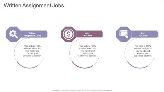 Written Assignment Jobs In Powerpoint And Google Slides Cpb
