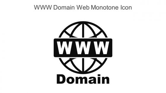 Www Domain Web Monotone Icon In Powerpoint Pptx Png And Editable Eps Format