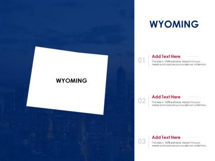 Wyoming powerpoint presentation ppt template