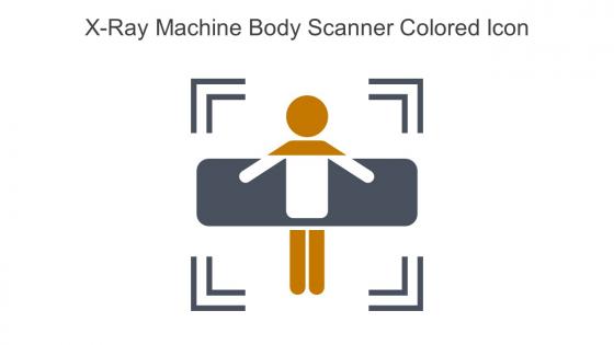 X Ray Machine Body Scanner Colored Icon In Powerpoint Pptx Png And Editable Eps Format
