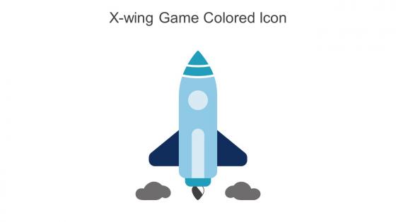 X Wing Game Colored Icon In Powerpoint Pptx Png And Editable Eps Format