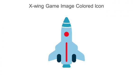 X Wing Game Image Colored Icon In Powerpoint Pptx Png And Editable Eps Format