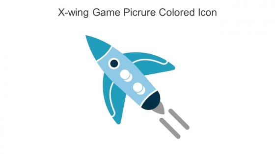 X Wing Game Picrure Colored Icon In Powerpoint Pptx Png And Editable Eps Format