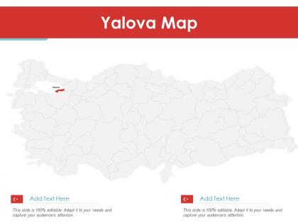 Yalova map powerpoint presentation ppt template