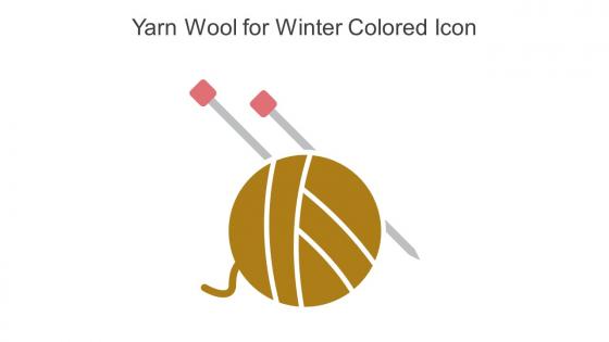 Yarn Wool For Winter Colored Icon In Powerpoint Pptx Png And Editable Eps Format