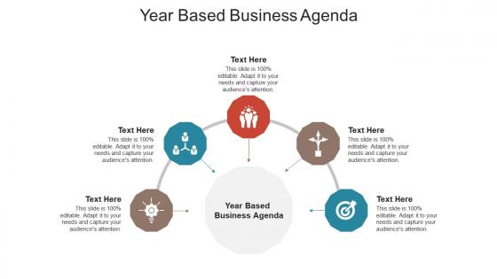 Year based business agenda ppt powerpoint presentation file guide cpb