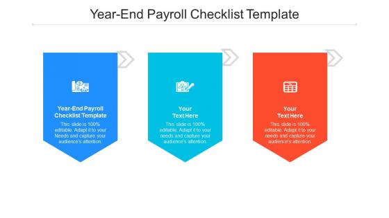 Year end payroll checklist template ppt powerpoint presentation gallery slides cpb