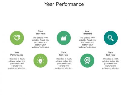 Year performance ppt powerpoint presentation slides brochure cpb