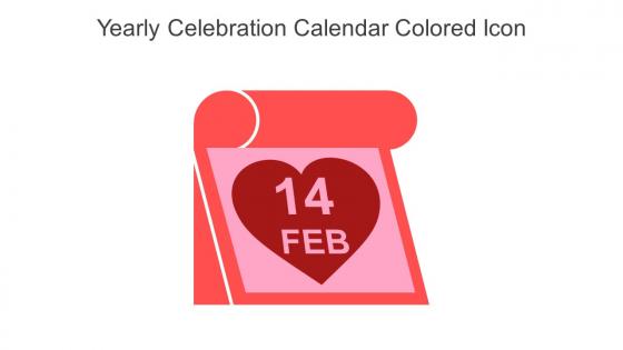 Yearly Celebration Calendar Colored Icon In Powerpoint Pptx Png And Editable Eps Format