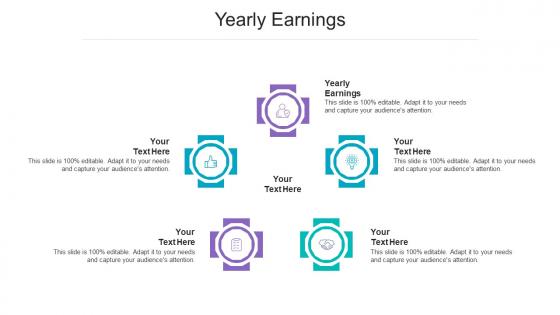 Yearly earnings ppt powerpoint presentation icon background cpb